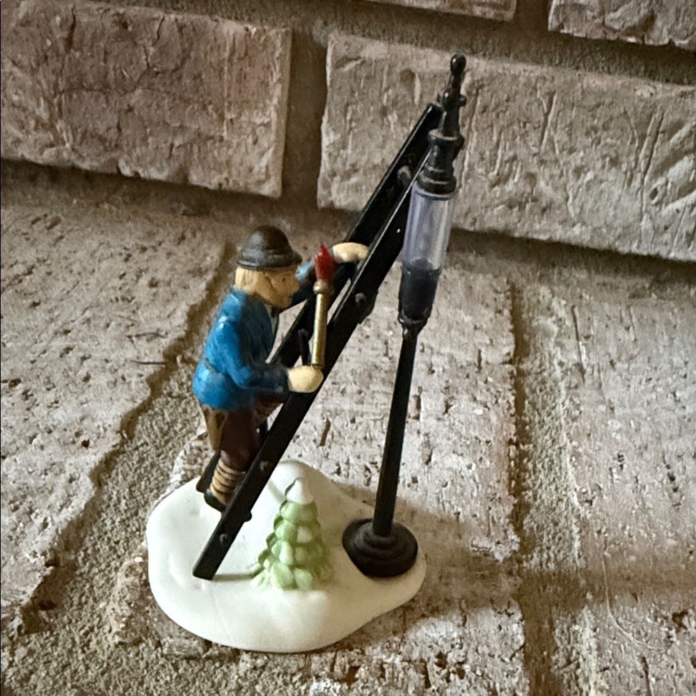 Department 56 Heritage Village Collection Lamplighter Accessory Set.Vintage